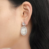 YVMIN X SHUSHUTONG / Shell Sculpture Back Pearl Earrings
