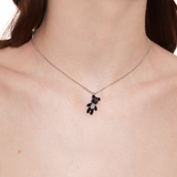 Paradise / Enamel Bear Pendant Necklace