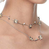 Ripple / Square Flower Chocker