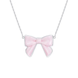YVMIN X SHUSHUTONG / Double Side Ceramic Bowknot Necklace