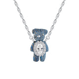 Paradise / Wooden Bear Necklace