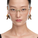 YVMIN X SHUSHUTONG / Gemstone Bow Metal Glasses