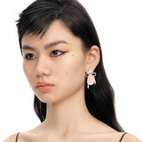 YVMIN X SHUSHUTONG / Pearl Bow Shell Earrings