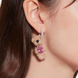 Paradise / Furry Bear Earring