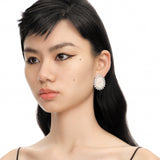 YVMIN X SHUSHUTONG / Shell Sculpture Gemstone Earrings