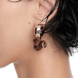 Paradise / Bear Head Earring