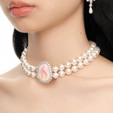 YVMIN X SHUSHUTONG / Shell Sculpture Pearl Necklace