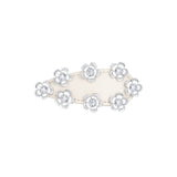 Paradise / Leather Flower Hair Clip