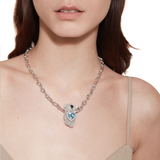 Paradise / Asymmetric Heart Bear Necklace