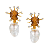 Tasty / Sun Conch Pearl Earring