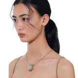 Paradise / Wooden Bear Necklace