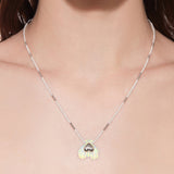 Tasty / Heart Shape Shell Pendant Pearl Necklace
