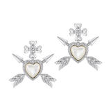 YVMIN X SHUSHUTONG / Double Arrow Heart Earring