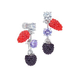Paradise / Berries Gemstone Lock Earring