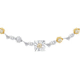 Ripple / Square Flower Leaf Chocker