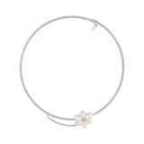 Paradise / Mini Pearlescent Flower Choker