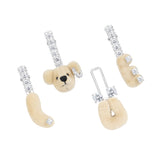 Paradise / LOVE Bear Hair Clip