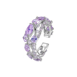 Ripple / Zircon pave Ear Hook