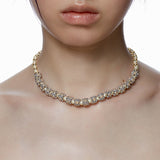 Ripple / Pearl Gemstone Necklace
