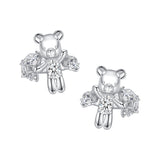 Paradise / Irregular Gem Bear Ear Clip