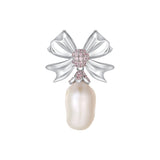 YVMIN X SHUSHUTONG / Baroque Pearl Bow Earring