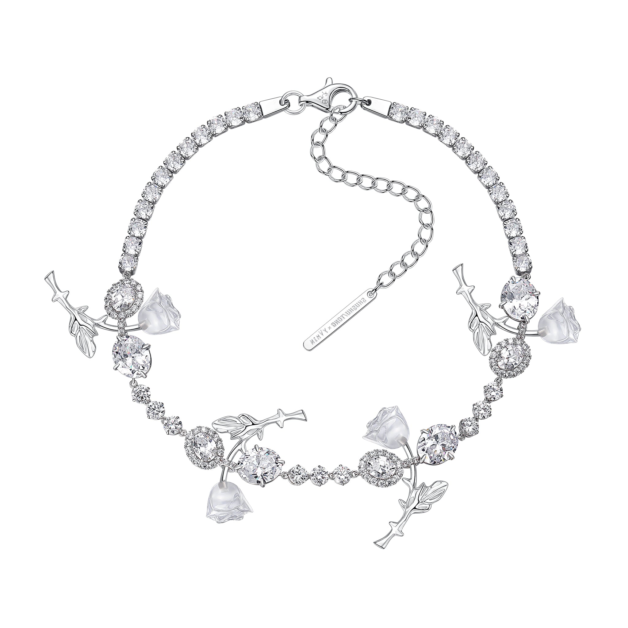 YVMIN X SHUSHUTONG / Flower Arrangement Diamond Chain Clear
