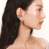 Paradise / Irregular Gem Bear Ear Clip