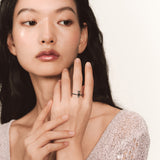 Paradise / Bear Inlaid Stone Ring
