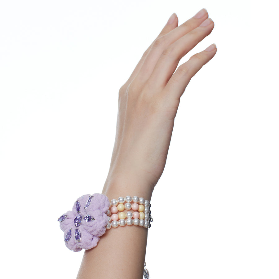 YVMIN X Cacien / Plush Garlic Flower Pearl Bracelet