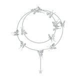 Ripple / Liquefied Butterfly Multifunctional Long Necklace