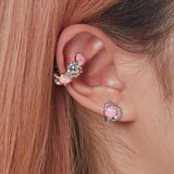 Tasty / Opal Melting Heart Earrings