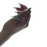 Ripple/ Liquefied Butterflies Open Ring