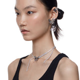 Ripple / Liquefied Butterfly Gemstone Chain Necklace