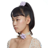 YVMIN X Cacien / 毛绒蒜花发夹