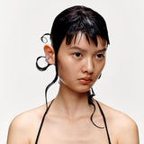 Ripple / Zircon pave Ear Hook