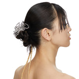 Ripple / Liquefied Metal Butterfly Hair Claw Clip