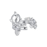 Paradise / Irregular Gem Bear Ear Clip