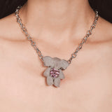 Paradise / Gemstone Elephant Necklace