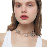Ripple / Liquefied Butterfly Multifunctional Long Necklace