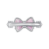 YVMIN X SHUSHUTONG / 双宝石雕刻蝴蝶结发夹