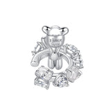 Paradise / Irregular Gem Bear Ear Clip