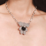 Paradise / Gemstone Elephant Necklace