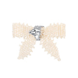 YVMIN X SHUSHUTONG / Square Gemstone Braided Bow Earring