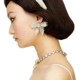 YVMIN X SHUSHUTONG / Gemstone Chain Braided Bow Necklace