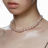Ripple / Pearl Gemstone Necklace