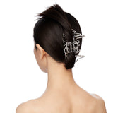 Ripple / Liquefied hollow Hair Claw Clip