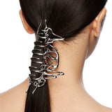Ripple / Liquefied hollow Hair Claw Clip