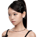 YVMIN X SHUSHUTONG / Metal Clips Bowknot Earrings