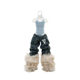 Paradise / Girl Denim Jumpsuit