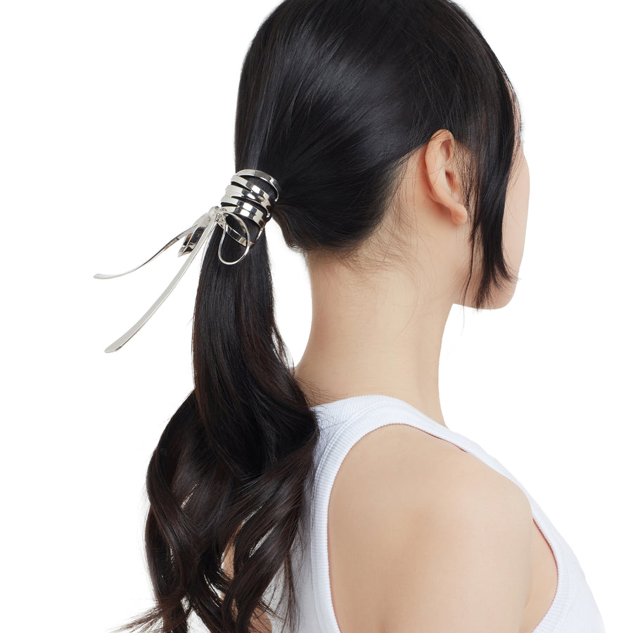 Paradise / Ribbon Bow Metal Hair Clip